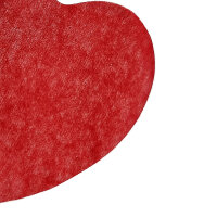 Slowfall confetti heart - red 1kg