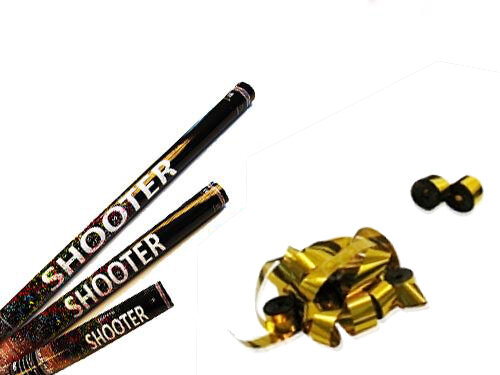 Streamer shooter metallic - gold L- 60cm