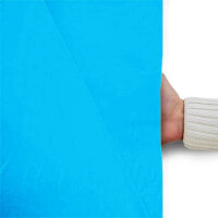 Plastic film roll standard fire retardant 1,5x100m - light blue