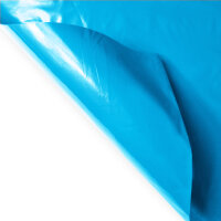 Plastic film roll standard fire retardant 1,5x100m - light blue