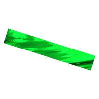 Plastic film scarves metallic flame retardant 150x50cm - green