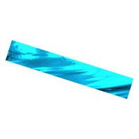 Plastic film scarves metallic flame retardant 150x50cm - light blue