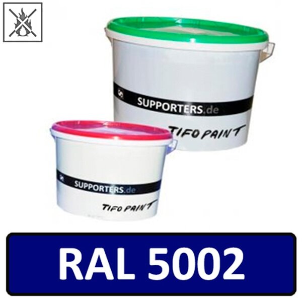 Polyester substance color ultramarine blue RAL 5002 - flame retardant