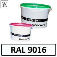 Polyester substance color traffic white RAL 9016 - flame...