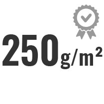 250g/m²